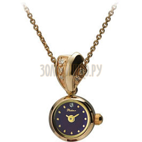 Золотые часы-кулон "Софи" 44630-6.501