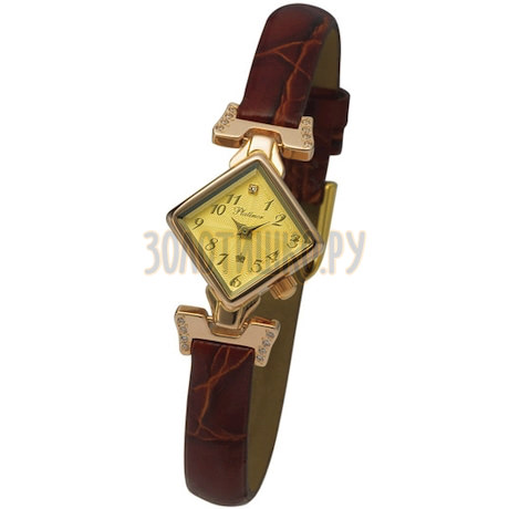 Женские золотые часы "Алисия-2" 45556.411