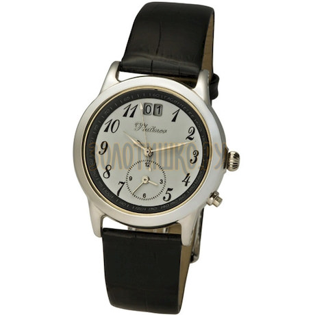 Мужские серебряные часы "Сальвадор-3" 49100.108