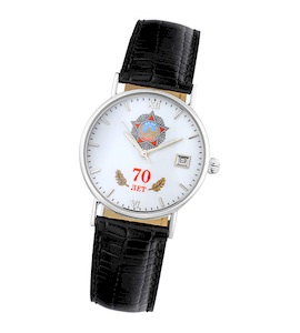Мужские серебряные часы "Горизонт" 54500.190