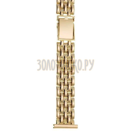 Золотой браслет для часов (18 мм) 58220