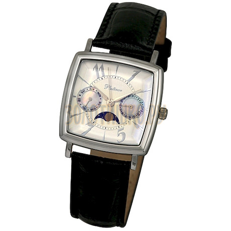 Мужские серебряные часы "Бриз" 58500.312