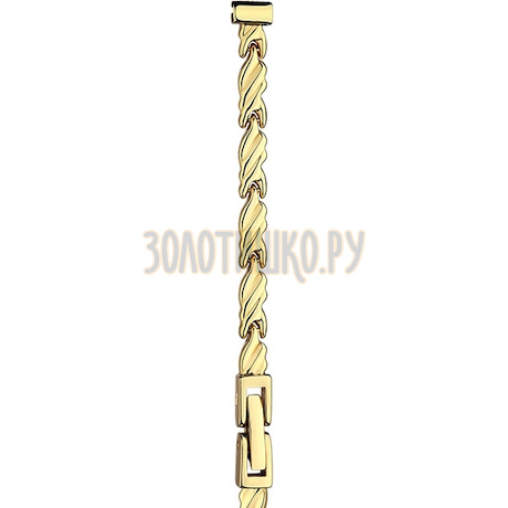 Золотой браслет для часов (6 мм) 60059