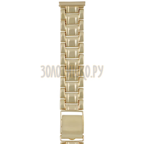 Золотой браслет для часов (20 мм) 62010