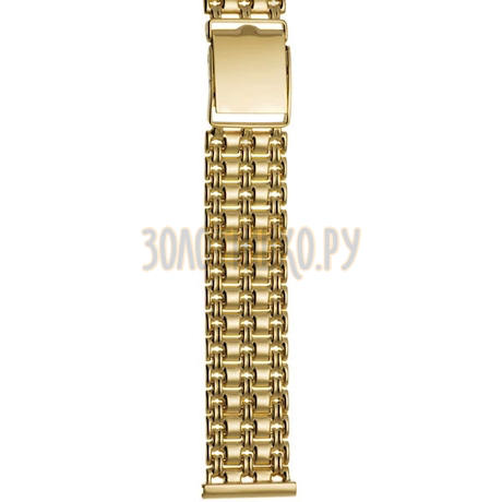 Золотой браслет для часов (20 мм) 62011