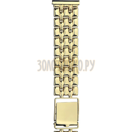 Золотой браслет для часов (20 мм) 62022