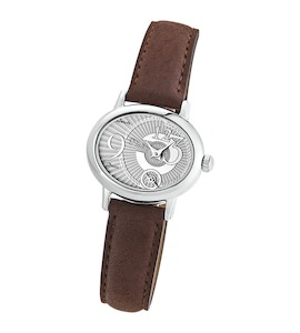 Женские серебряные часы "Аврора" 74000.227