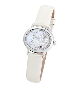 Женские серебряные часы "Аврора" 74000.328