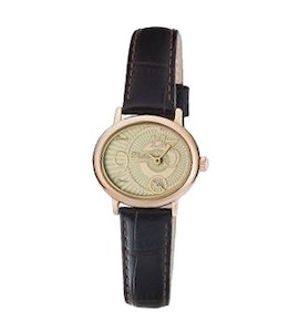 Женские золотые часы "Аврора" 74050.427