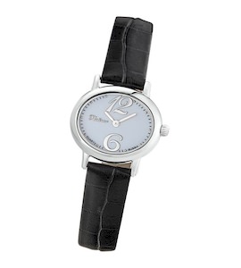 Женские серебряные часы "Аврора" 74100.206