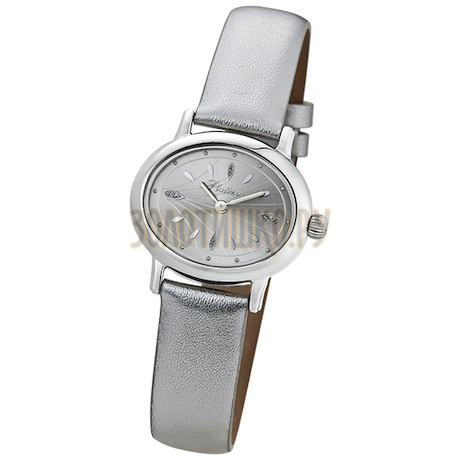 Женские серебряные часы "Аврора" 74100.224