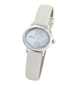 Женские серебряные часы "Аврора" 74100.306