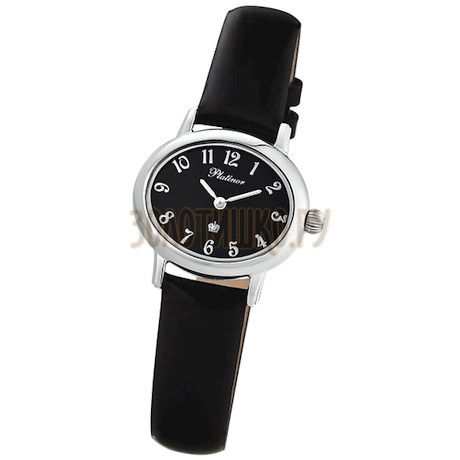 Женские серебряные часы "Аврора" 74100.505