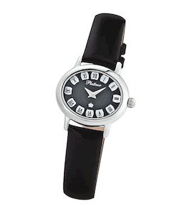 Женские серебряные часы "Аврора" 74100.529