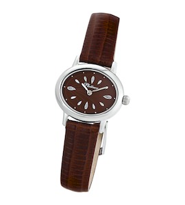 Женские серебряные часы "Аврора" 74100.724