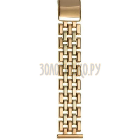 Золотой браслет для часов (20 мм) 82780