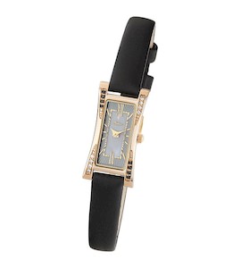 Женские золотые часы "Элизабет" 91755A.817