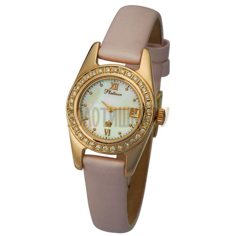Женские золотые часы "Аркадия" 93456.316