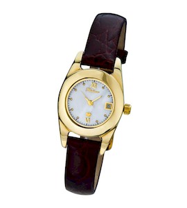Женские золотые часы "Аркадия" 93460.316