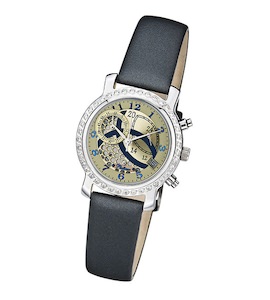 Женские серебряные часы "Оливия" 97606A.433