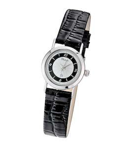 Женские серебряные часы "Ритм" 98100.225