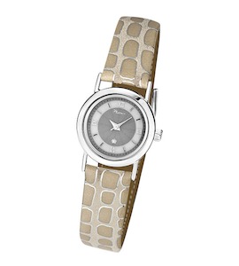 Женские серебряные часы "Ритм" 98100.251