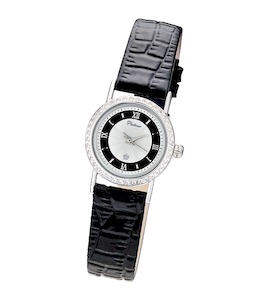Женские серебряные часы "Ритм" 98106.235
