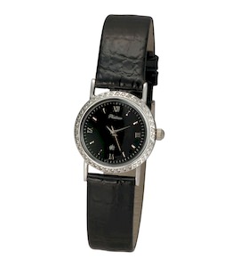 Женские серебряные часы "Ритм" 98106.516