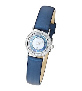 Женские серебряные часы "Ритм" 98106.613