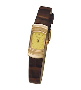 Женские золотые часы "Любава" 98350.412