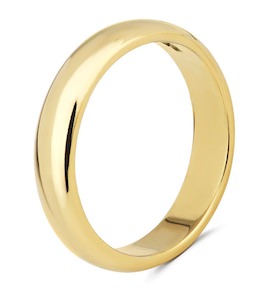 Обручальное кольцо из желтого золота 06037