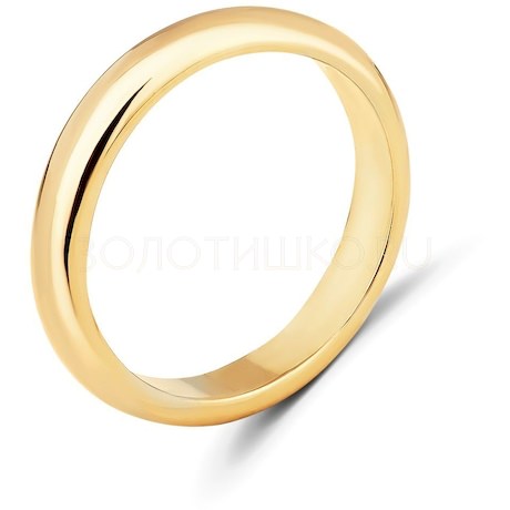 Обручальное кольцо из красного золота 06183