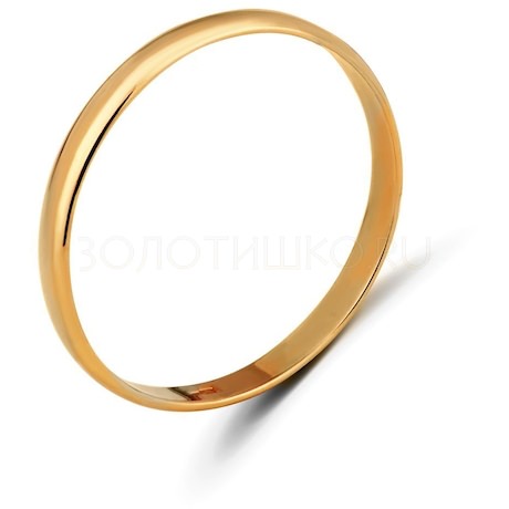 Обручальное кольцо из красного золота 06187