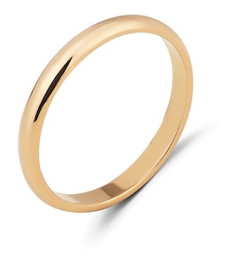 Обручальное кольцо из красного золота 06196