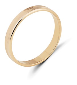 Обручальное кольцо из красного золота 06207