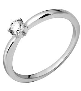 Кольцо с бриллиантом 1-11-0049-201