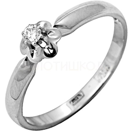 Кольцо с бриллиантом 1-11-0056-201