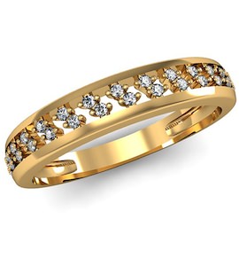 Кольцо с бриллиантом 1-11-0307-101