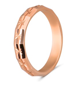 Обручальное кольцо из красного золота 13203