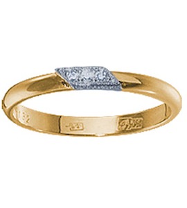 Кольцо с бриллиантами 15582