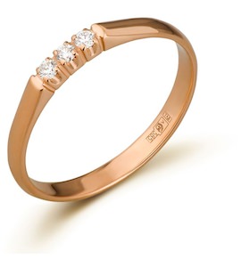 Кольцо с бриллиантами 17011