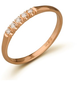 Кольцо с бриллиантами 17013