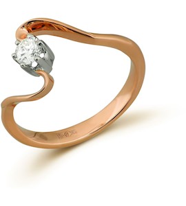 Кольцо с бриллиантом 17742