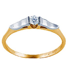 Кольцо с бриллиантом 18301