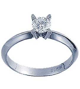 Кольцо с бриллиантом 18971