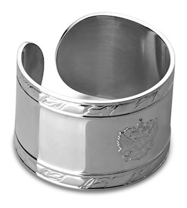 Кольцо для салфеток из серебра 26511