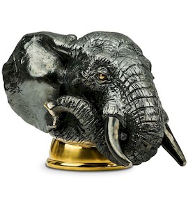 Стопка-перевертыш «Слон» из серебра 34190