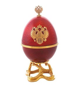 Яйцо-шкатулка из латуни 35101