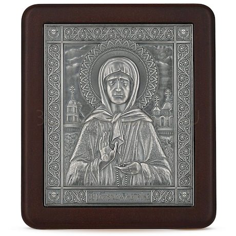 Икона «Святая Блаженная Матрона» из меди 35291