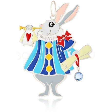 Елочная игрушка «Кролик» из латуни 35543